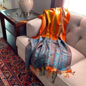 Pashmina Reversible Vintage Throw